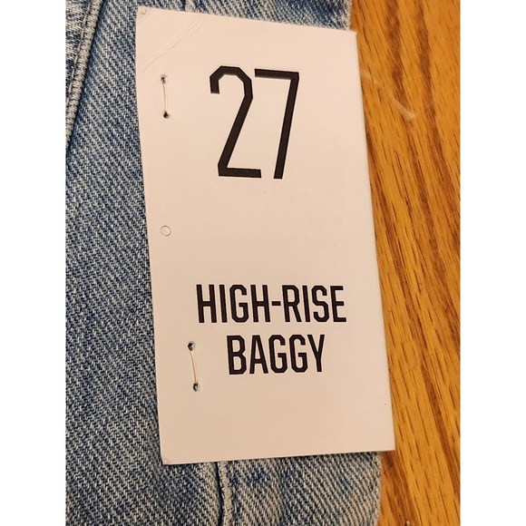 NWT BDG Urban‎ Outfitters High Rise Baggy Denim Blue Jeans Women's 27 - Picture 8 of 8